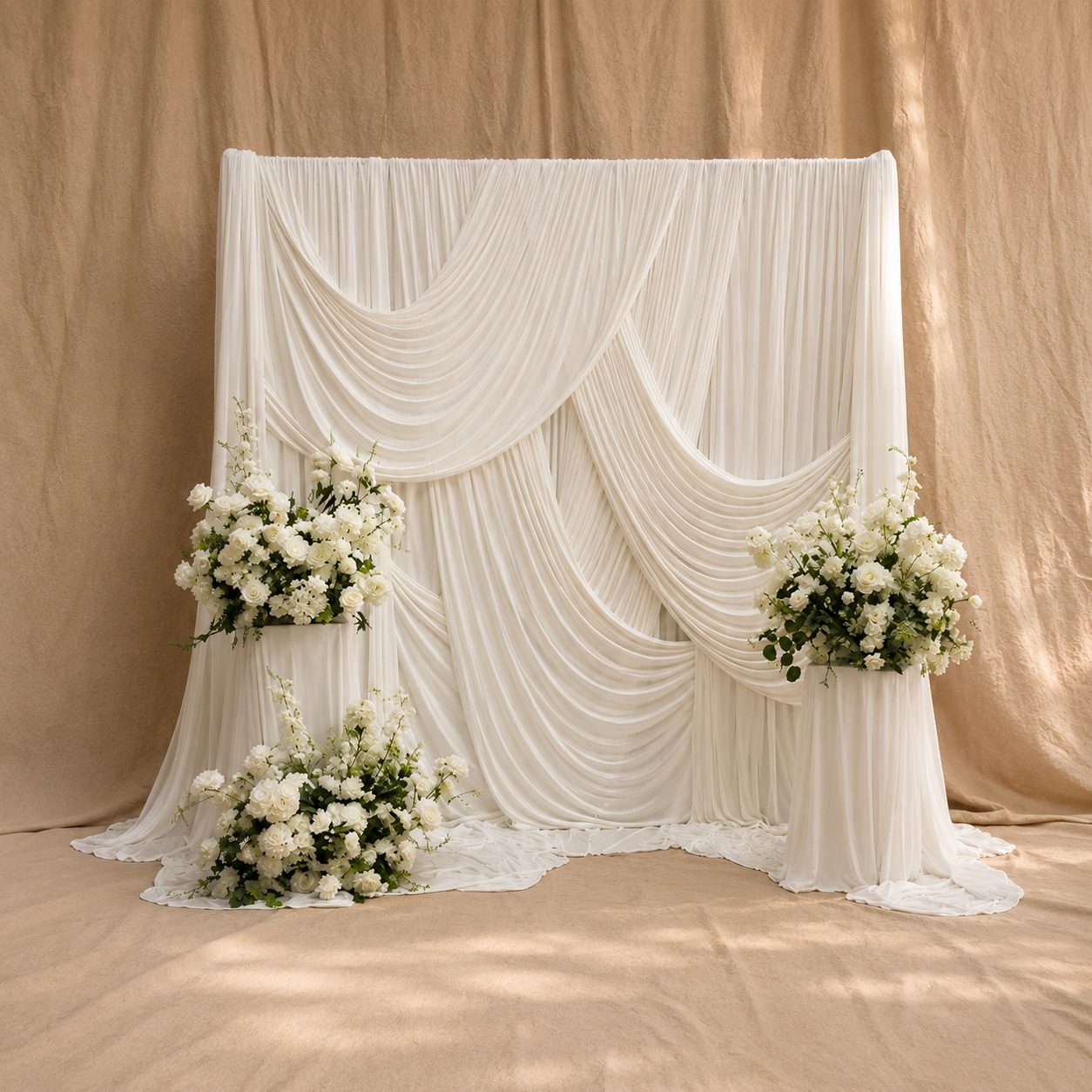 Drapery Backdrop rental for weddings and events in Mesa, Arizona